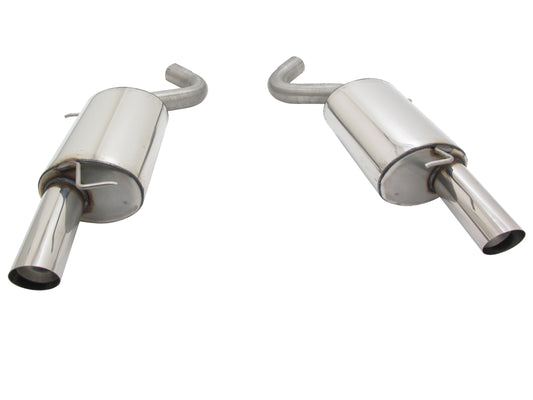 Novus Edelstahl Sportauspuff für BMW E90 / E92 / E93 335i 1x86mm MS-Design