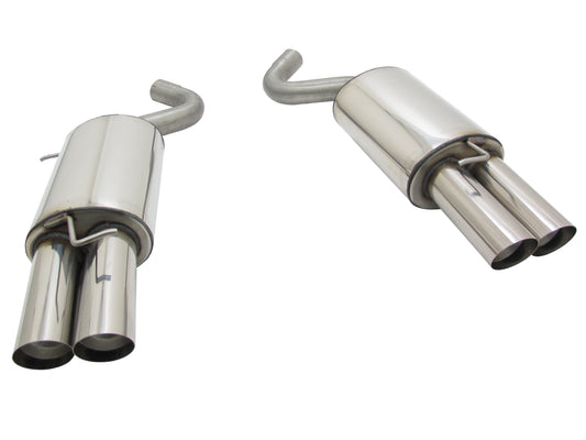 Novus Gruppe A Edelstahl Sportauspuff für BMW E90 / E92 / E93 335i 4x86mm MS-Design