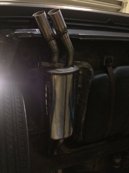 Novus Sportauspuff Anlage für VW Golf 2 16V Look 2x60mm