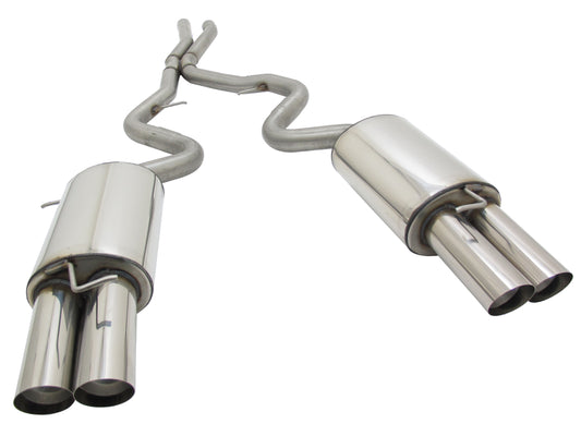 Novus Sportauspuff Anlage für BMW E90 / E92 / E93 335i 4x86mm MS-Design