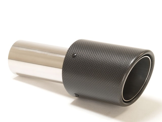 Friedrich Motorsport Endrohr 90mm rund Carbon abgeschrägt schwarz