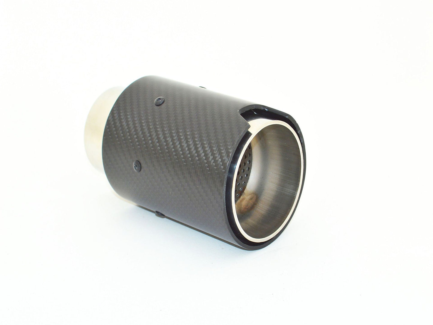 Friedrich Motorsport Endrohr 90mm rund Carbon schwarz (Aufpreis)