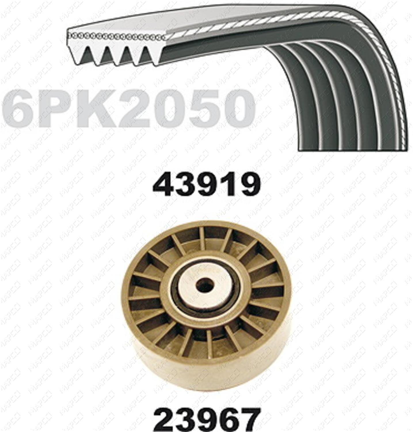 MAPCO Keilrippenriemensatz 23919