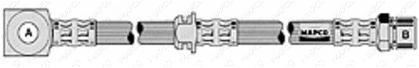 MAPCO Bremsschlauch Vorderachse  3854