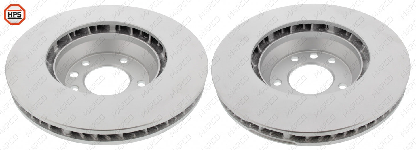 MAPCO Bremsscheibe Vorderachse links  Vorderachse rechts  Satz  25950/5HPS