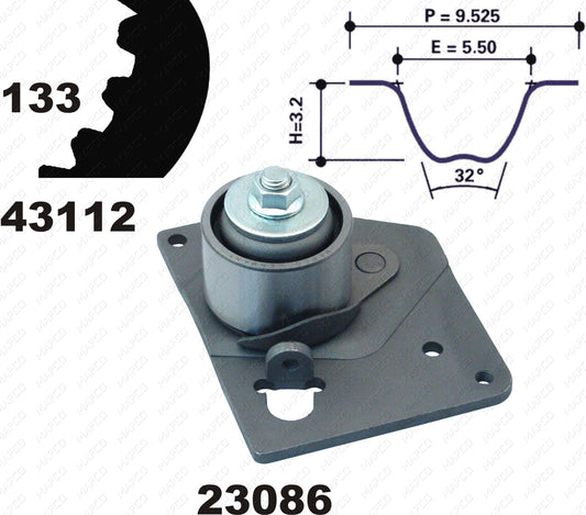 MAPCO Zahnriemensatz 23103