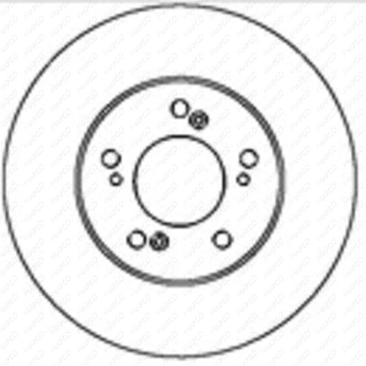 MAPCO Bremsscheibe Vorderachse  15625