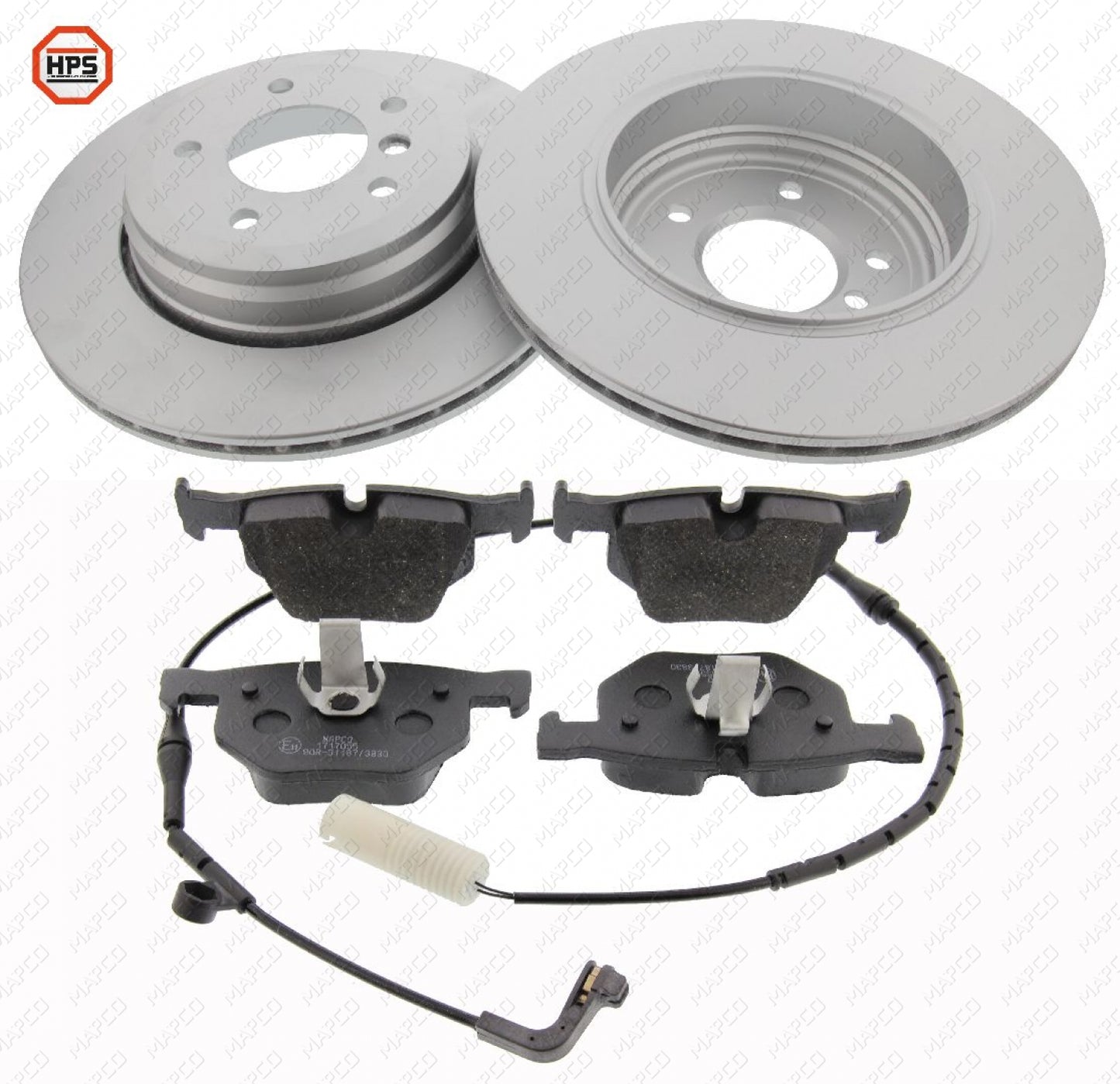 MAPCO Bremsensatz, Scheibenbremse Hinterachse  47782HPS