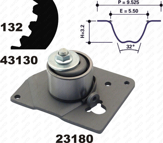MAPCO Zahnriemensatz 23130
