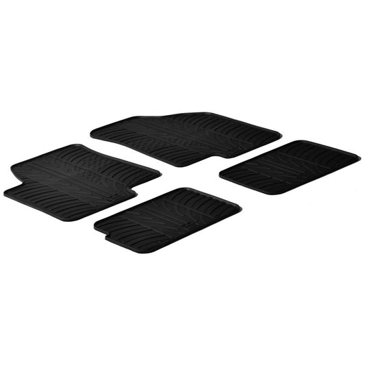 Satz Gummimatten passend für Kia Soul 2009-2014 (T Profil 4-teilig)