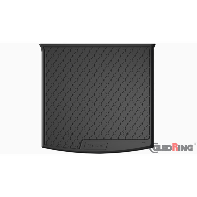 Rubbasol (Gummi) Kofferraumwanne passend für Skoda Kodiaq (5-Personen) 2017- (Höhe variabele Ladeboden mit Ersatzrad)