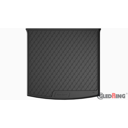 Rubbasol (Gummi) Kofferraumwanne passend für Skoda Kodiaq (5-Personen) 2017- (Höhe variabele Ladeboden mit Ersatzrad)