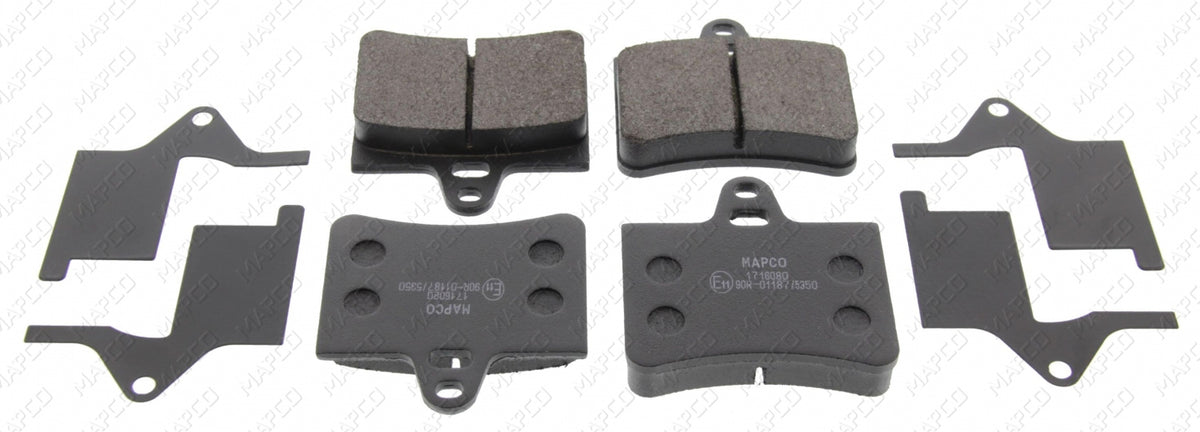 MAPCO Bremsbelagsatz, Scheibenbremse Hinterachse  6608