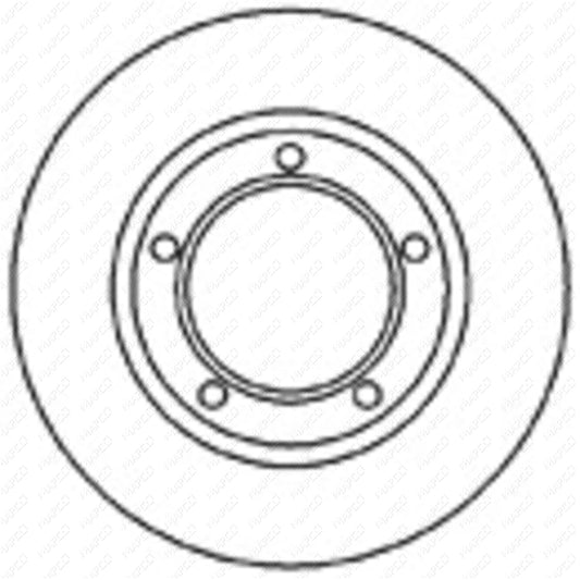 MAPCO Bremsscheibe Vorderachse  15682