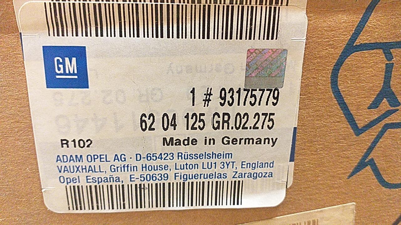 Corsa B Vectra A Astra F Lichtmaschine 70A, 12V original GM Opel NEU