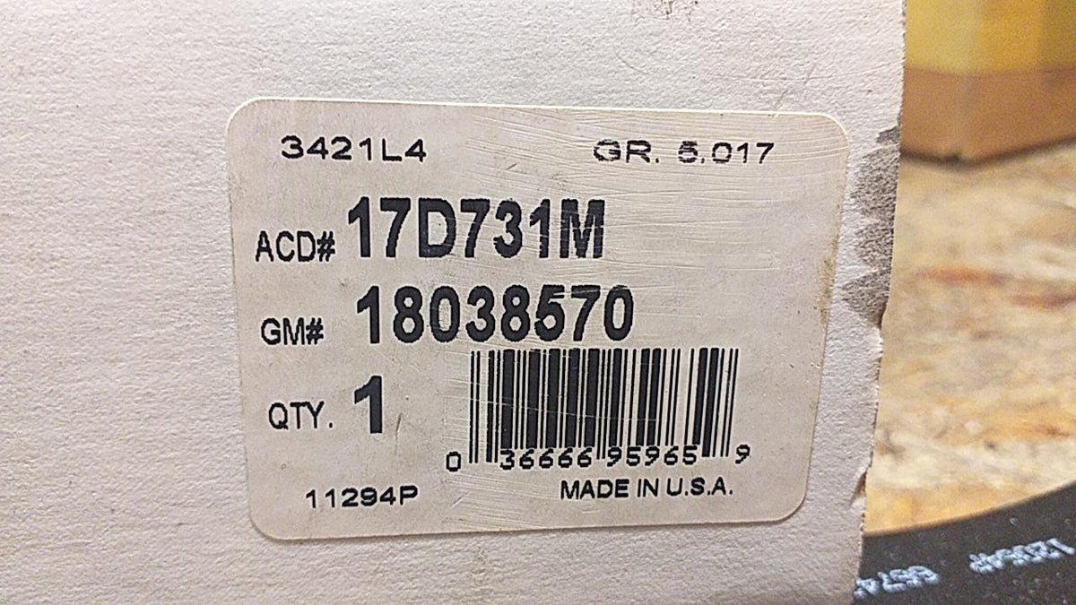 Corvette 2007 6.0l, V8 Bremsbeläge original AC Delco NEU