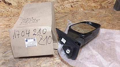 Frontera B Spiegel rechts elektrisch mit Glas schwarz lackiert original GM Opel NEU