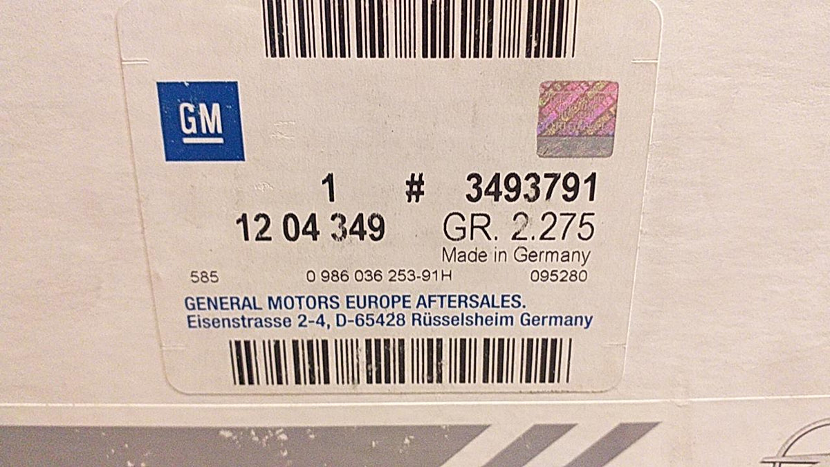 Astra F Kadett E Vectra A Lichtmaschine 70A, 12V original GM Opel NEU