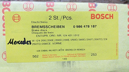 Mercedes Bremsscheiben vorne original Bosch NEU
