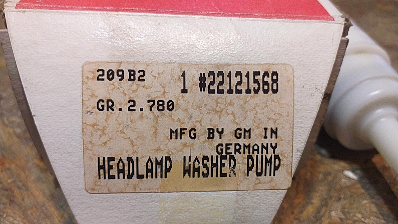 Mercedes E-Klasse S211 Bj 2004 Pumpe Scheinwerferreinigung original AC Delco NEU