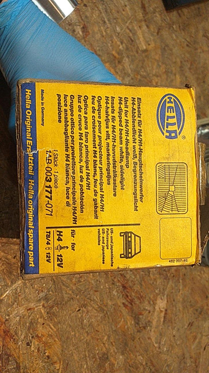 Toyota Nissan Mazda Mitsubishi Einsatz für H4/H1-Hauptscheinwerfer original Hella NEU