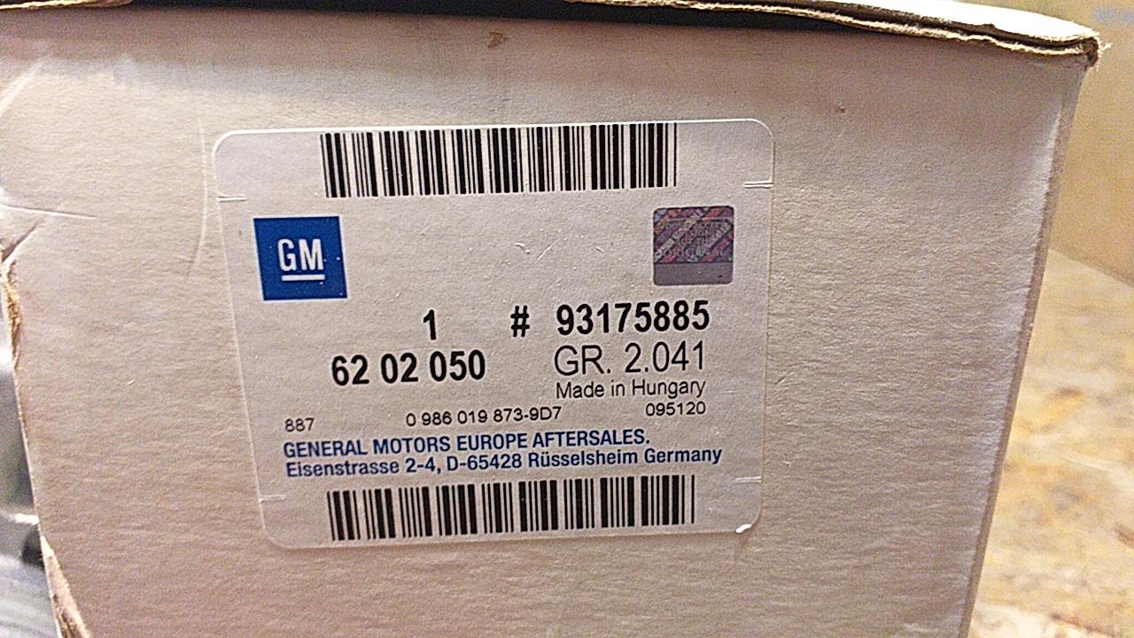 Astra F Caravan Anlasser original GM Opel NEU