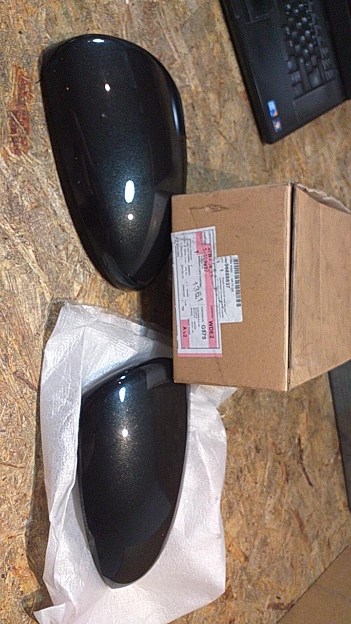 Chevrolet Cruze Abdeckung Spiegel r+l schwarz metallic original GM NEU
