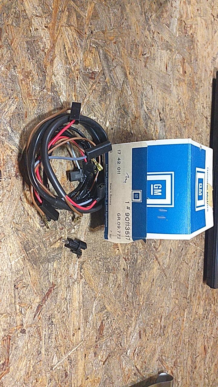 Kadett D Kabelsatz Uhr original GM Opel NEU