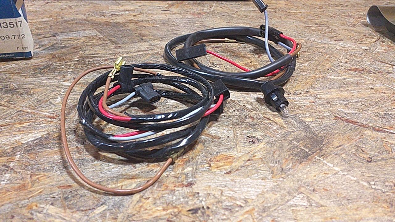 Kadett D Kabelsatz Uhr original GM Opel NEU