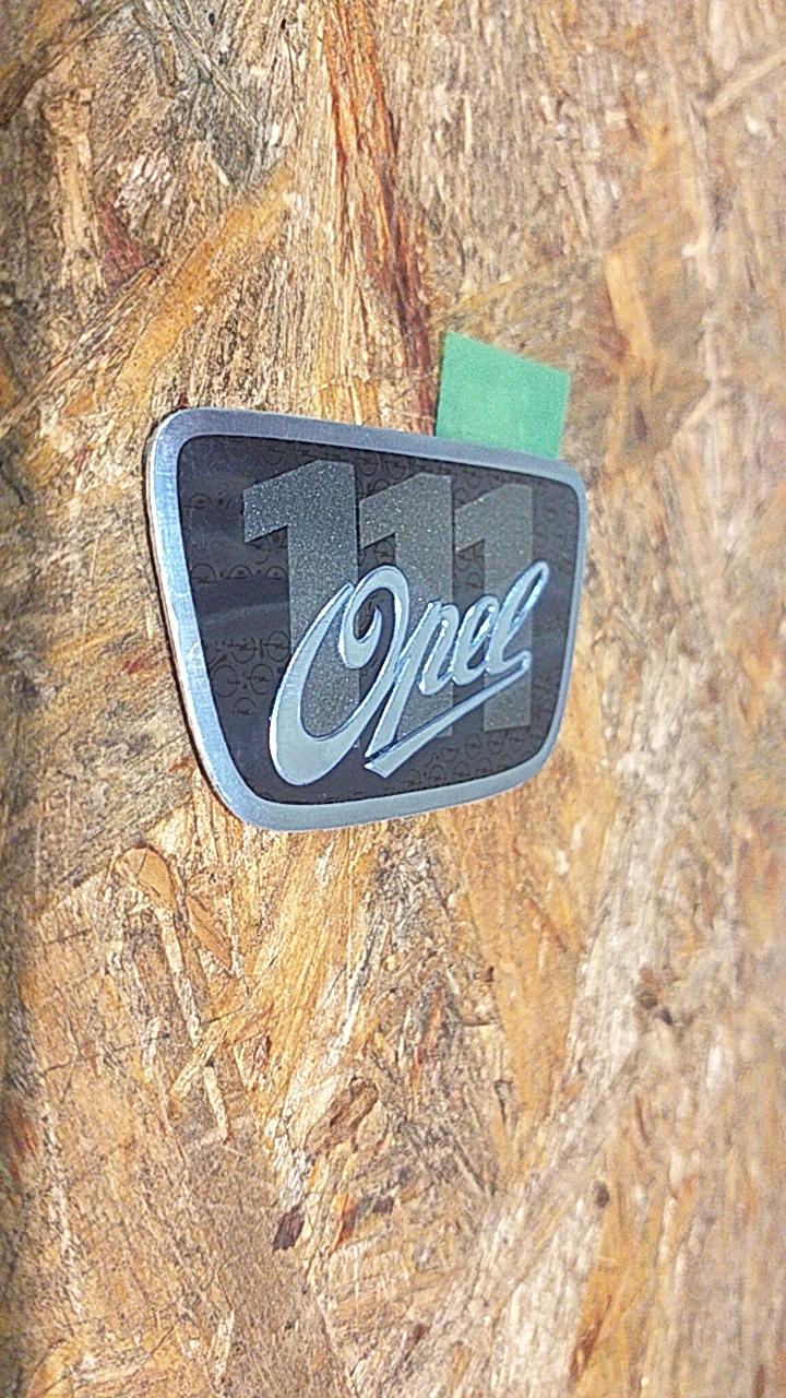 Astra H Corsa D Emblem "Opel111" original GM Opel NEU