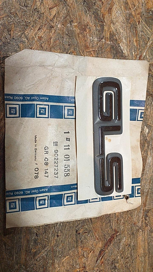 Ascona C Emblem Schriftzug "GLS" original GM Opel NEU