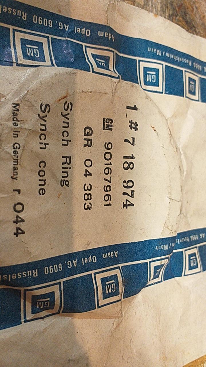 Astra G Synchronring original GM Opel NEU