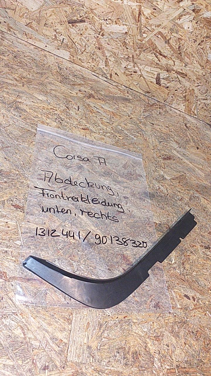 Corsa A Abdeckung Frontverkleidung unten rechts original GM Opel NEU