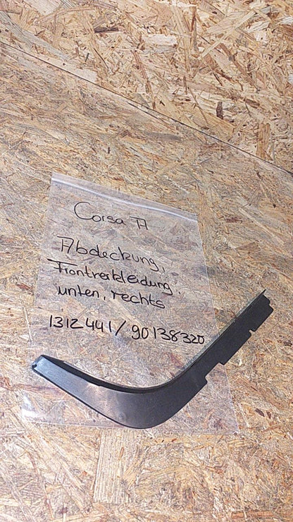 Corsa A Abdeckung Frontverkleidung unten rechts original GM Opel NEU