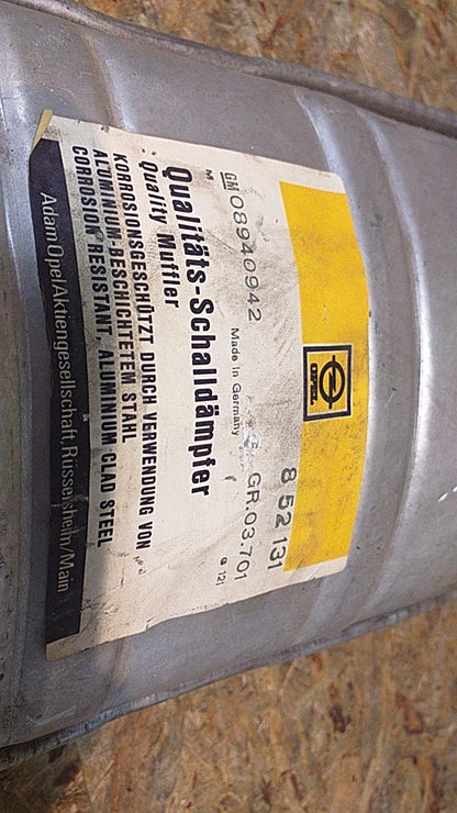 Kadett B Bj 1966-72, 1.1N Auspufftopf original Opel NEU
