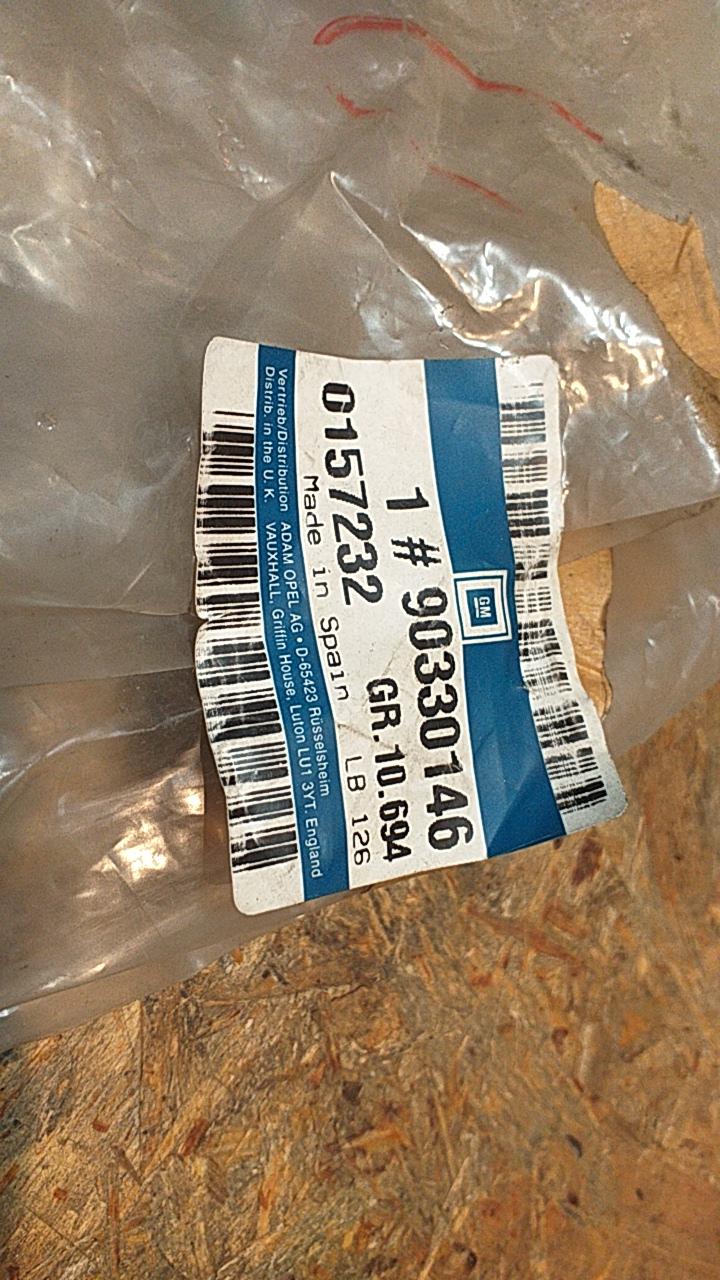 Astra Classic/ F Gummiabdichtung Hintertüre mit Falschabdeckung anthrazit original GM Opel NEU