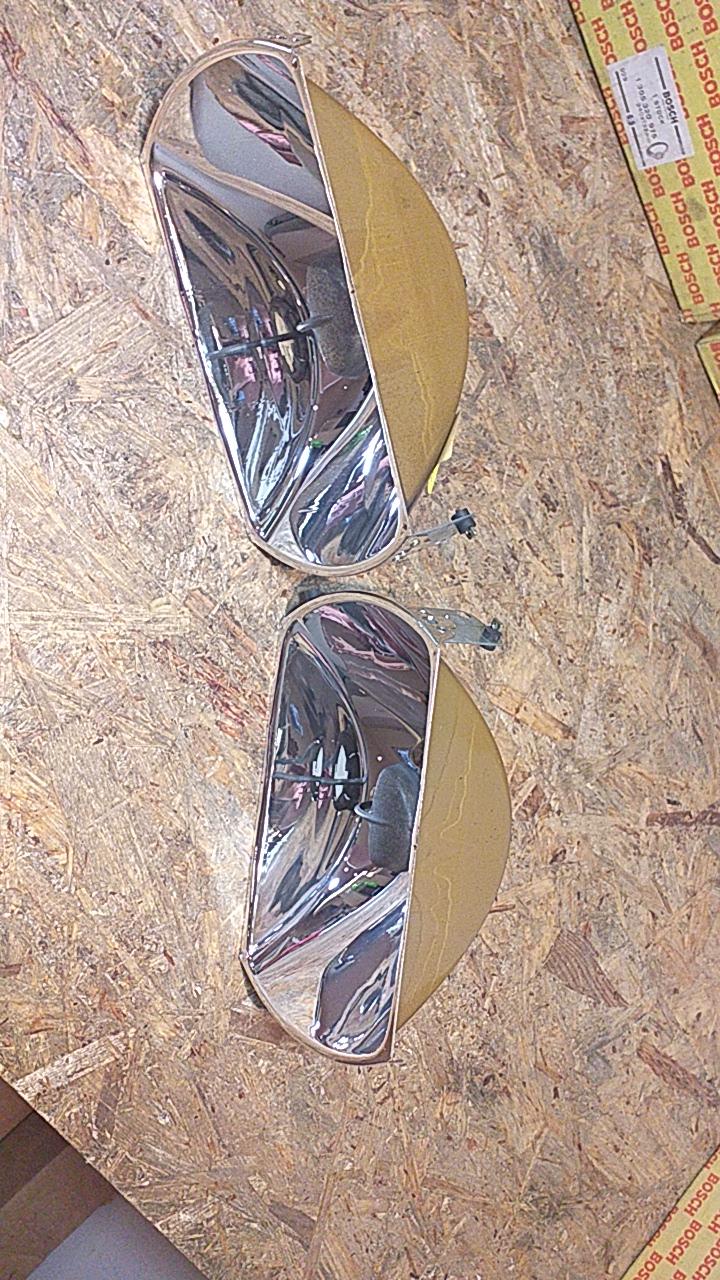 Rekord D Commodore B Scheinwerfer Reflektoren-Set original Bosch NEU