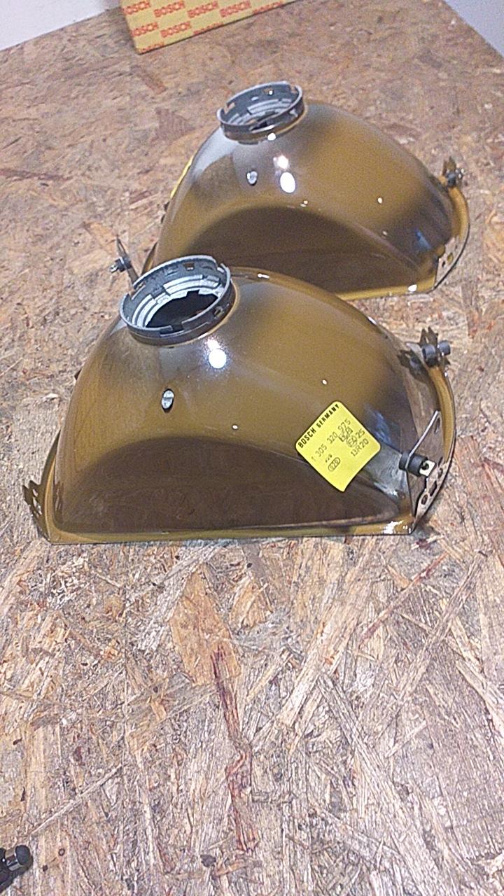 Rekord D Commodore B Scheinwerfer Reflektoren-Set original Bosch NEU