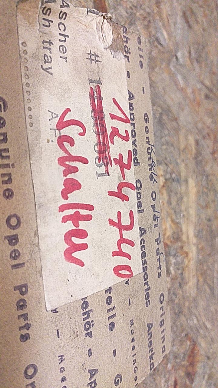 Rekord A Scheibenwischerschalter original Opel NEU