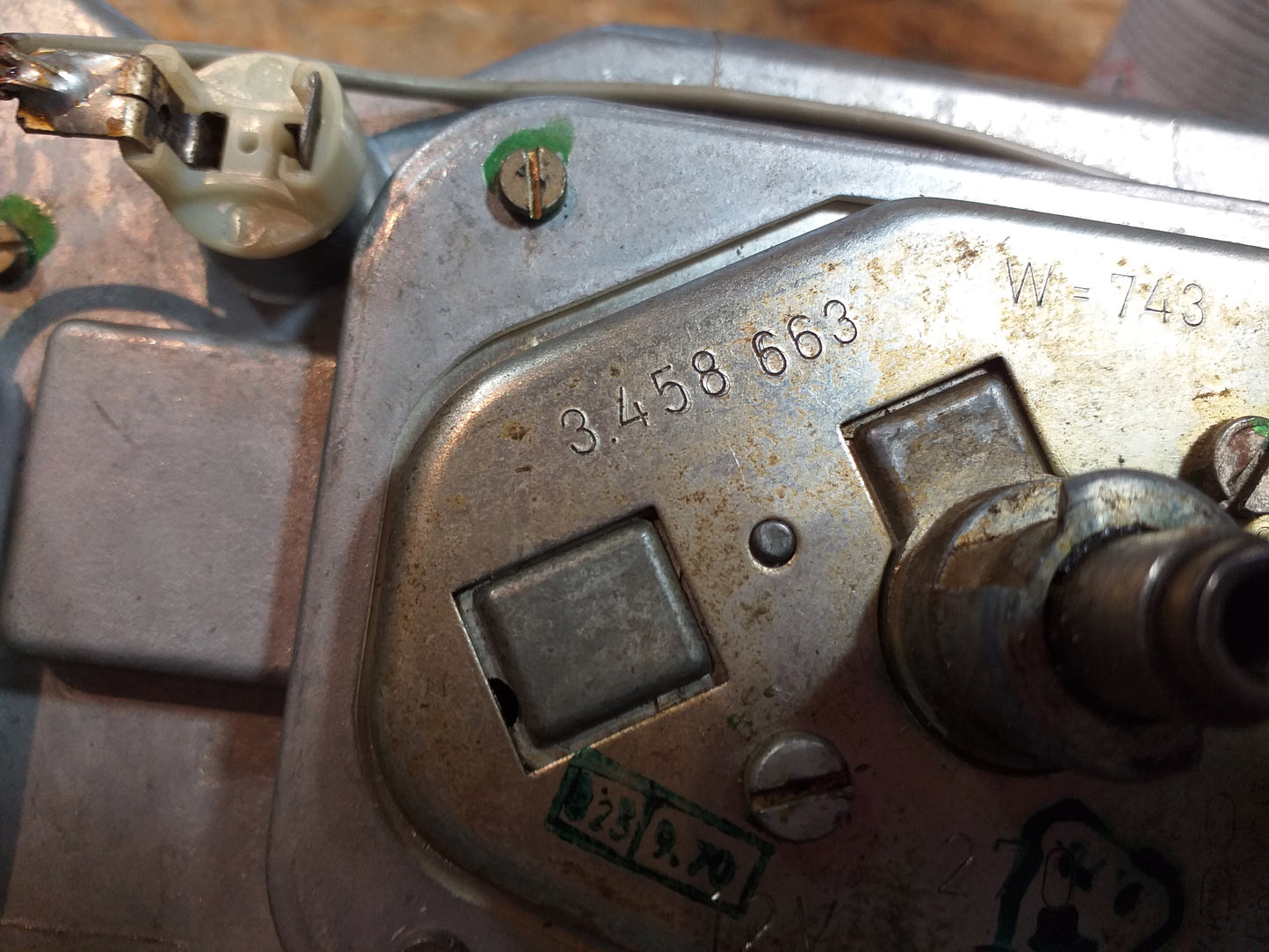 Manta Ascona A Tacho 200km/h Tachometer W743 Kombiinstrument Uhr original VDO Opel GEBRAUCHT