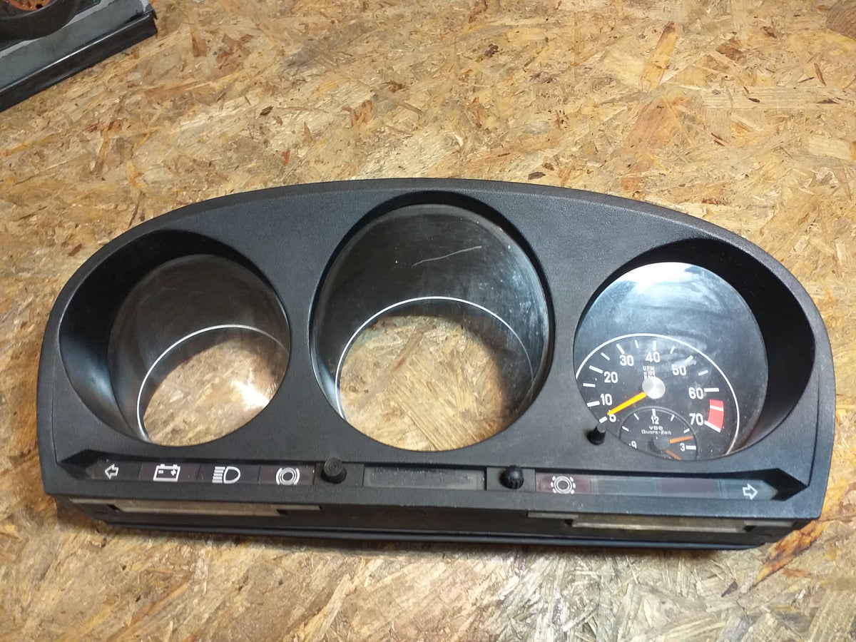 Mercedes Benz W116 Kombiinstrument-Gehäuse mit Drehzahlmesser original VDO GEBRAUCHT