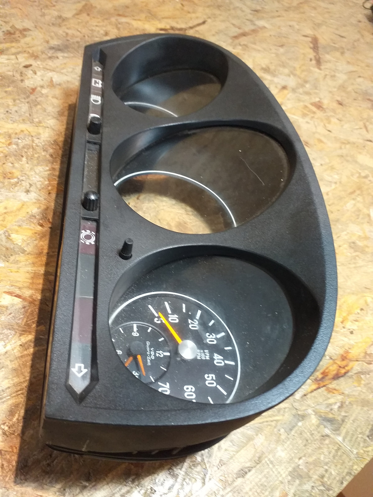 Mercedes Benz W116 Kombiinstrument-Gehäuse mit Drehzahlmesser original VDO GEBRAUCHT