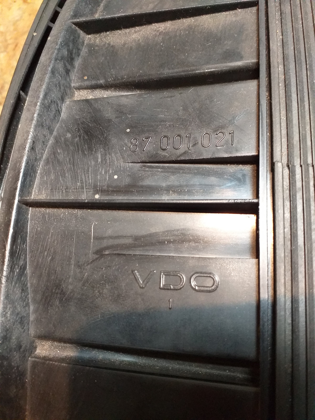 Mercedes Benz W116 Kombiinstrument-Gehäuse mit Drehzahlmesser original VDO GEBRAUCHT