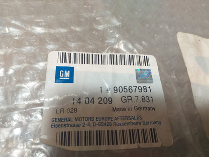 Zafira B Blende Stoßfängerverkleidung hinten unten genarbt original GM Opel NEU