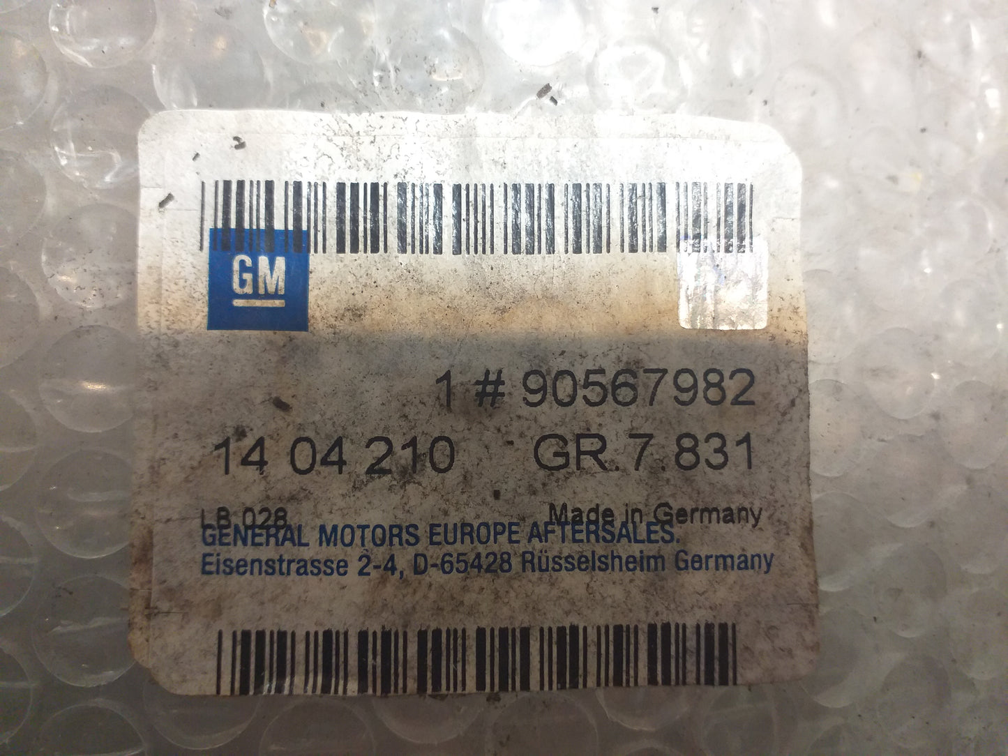 Zafira B Blende Stoßfängerverkleidung hinten unten genarbt original GM Opel NEU