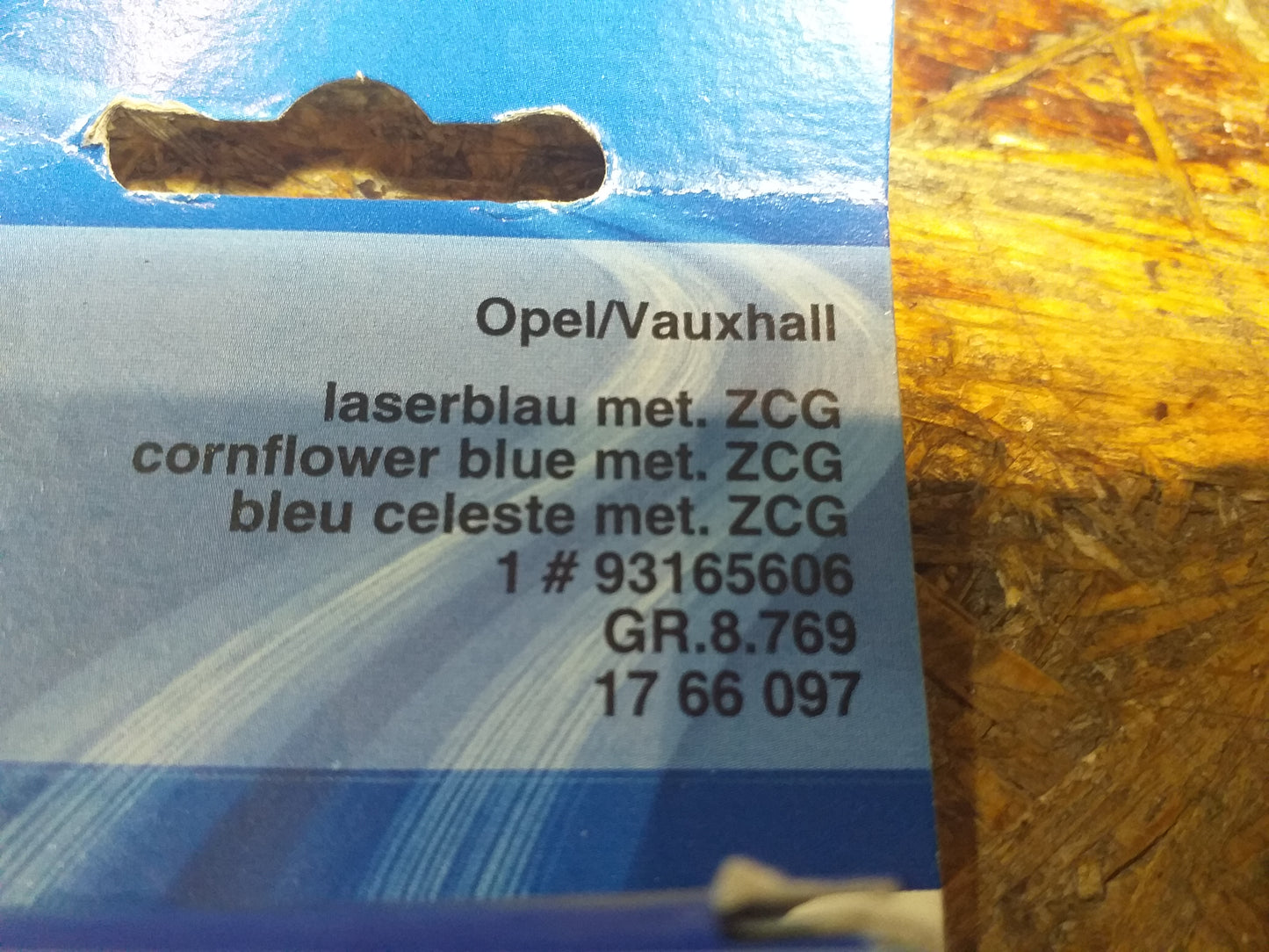 Oldtimer Youngtimer Lackstift "Laserblau met. ZCG" original GM Opel NEU