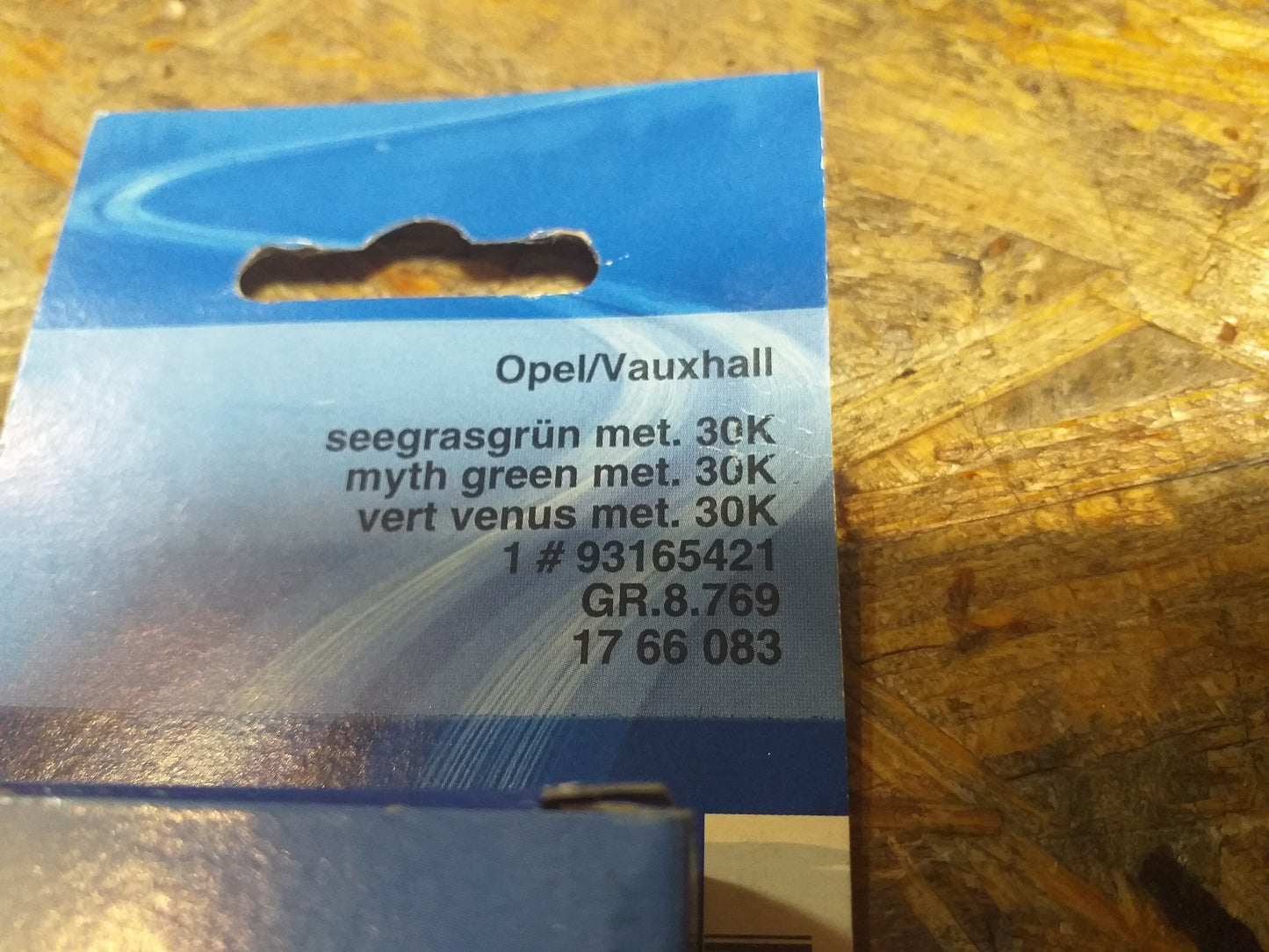 Oldtimer Youngtimer Lackstift "Seegrasgrün met. 30K" original GM Opel NEU