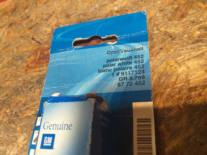 Oldtimer Youngtimer Lackstift "polarweiß 452" original GM Opel NEU