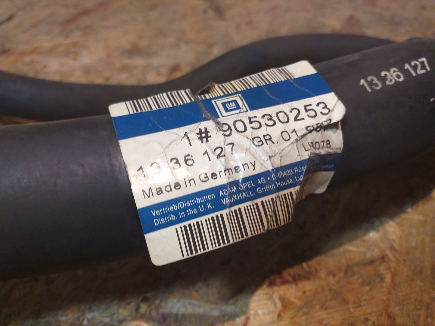Vectra B Verbindungsrohr an Motor original GM Opel NEU