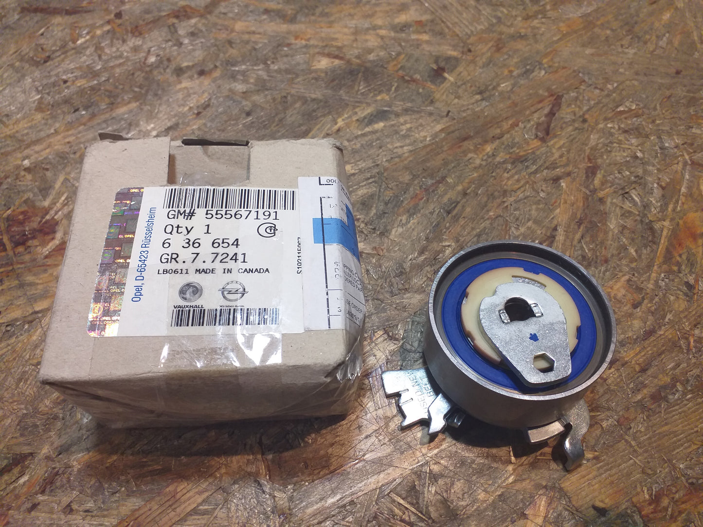 Astra G/H 1.6 1.8 16V Spannrolle Riehmenspanner original GM Opel NEU
